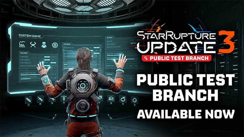 L&rsquo;Update 3 arrive sur la branche test de StarRupture !
